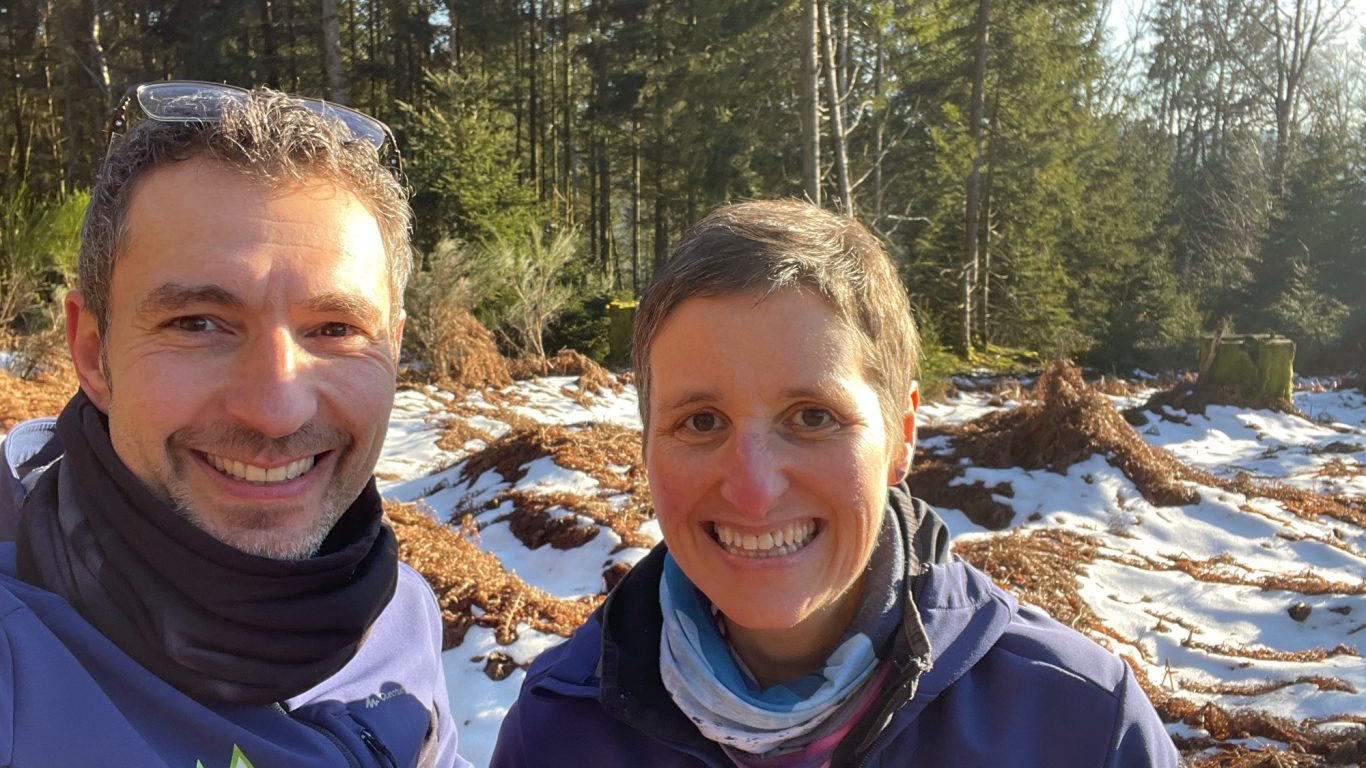 Taras Jaduta et Caroline Glaude